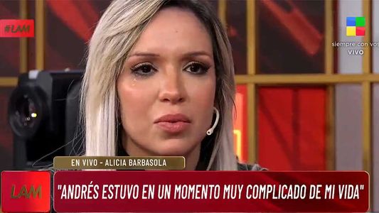 Alicia Barbasola se quebró al hablar de la denuncia a Andrés Nara: Fue una discusión de pareja