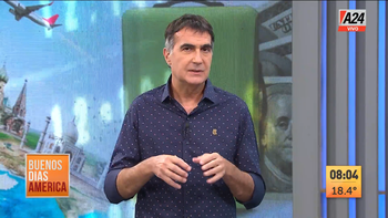 Están locos: el duro descargo de Antonio Laje por la prohibición de comprar pasajes al exterior en cuotas (Foto: captura de TV). Están locos: el duro descargo de Antonio Laje por la prohibición de comprar pasajes al exterior en cuotas (Foto: captura de TV).