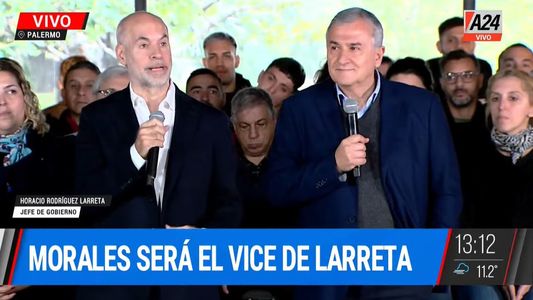 Horacio Rodríguez Larreta y Gerardo Morales presentaron su fórmula presidencial para cambiar a la Argentina