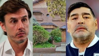 Polémico: García Moritán alquiló la casa de Maradona y la usará como búnker de campaña