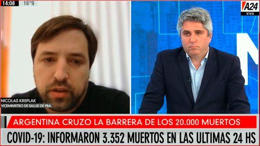 Kreplak: La información que tenemos en la provincia de Buenos Aires es la mejor disponible