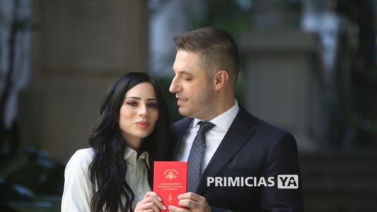 Matías Morla se casó con María Zafic y recordó a Diego Maradona: Está acompañándonos