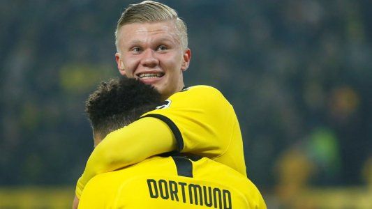 Haaland es absurdo: jugó medio tiempo, anotó un doblete ante Colonia y suma cinco goles en 57 minutos en la Bundesliga