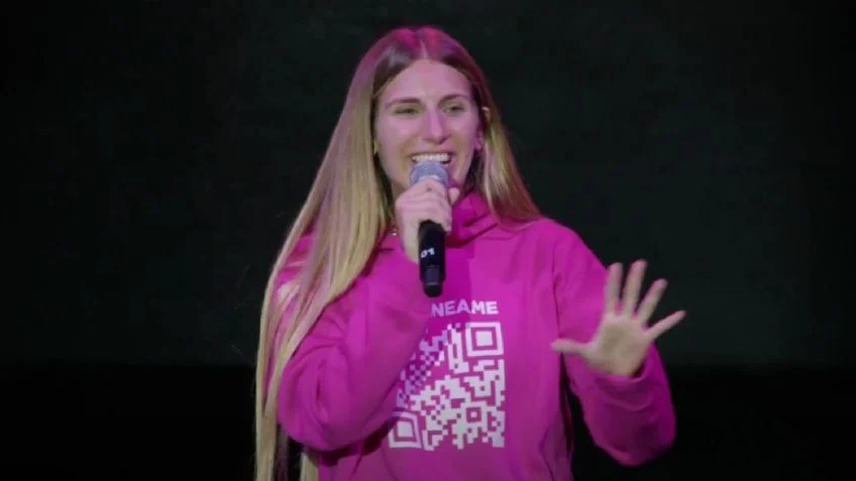 Lula Levy en su cierre de campaña. (Foto: Captura de video)