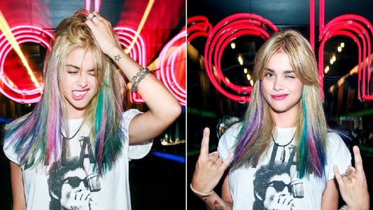 Con su alocado y sensual look, Vitto Saravia se divierte en Carnaval