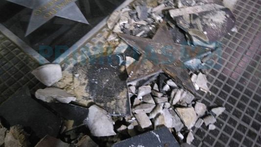 Gogó Rojo enojada porque sacaron la estrella de Ethel en calle Corrientes