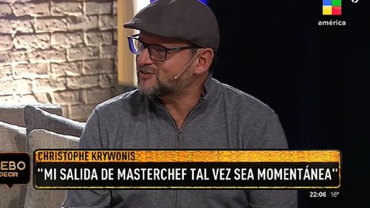 Christophe Krywonis habló de su polémica salida de Telefe