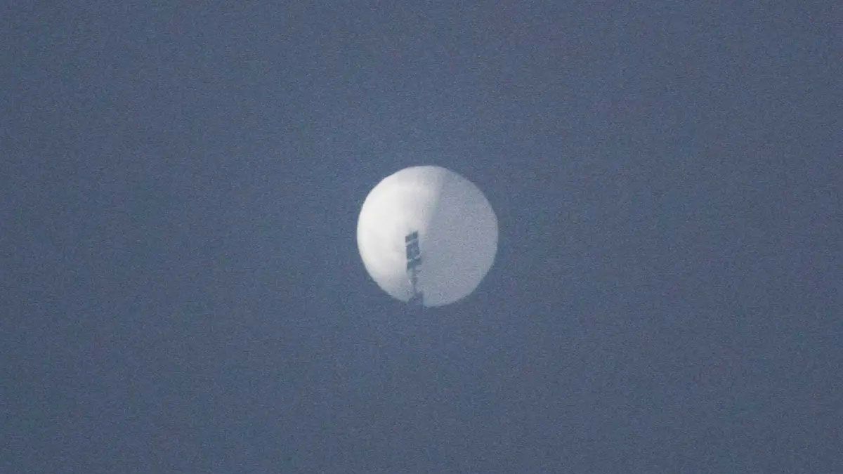 Un globo espía chino sobrevuela el territorio de EE.UU. (Foto: gentileza NIUS).