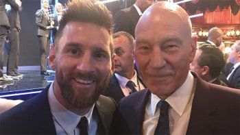 El día que Patrick Stewart, el Profesor de X-Men, le pidió una foto a Lionel Messi para su esposa