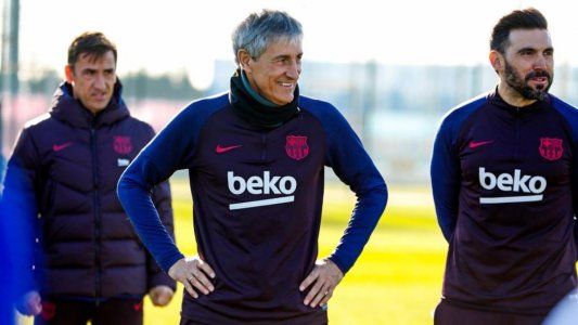 Quique Setién: Todavía no soy consciente de lo que significa entrenar al mejor jugador del mundo