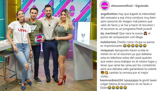 Tremendo bullying a Fátima Román: televidentes de El Resumen le dicen de todo menos linda