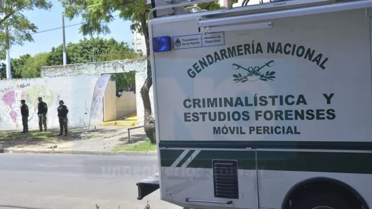 Integrantes de la Gendarmería Nacional Argentina fueron convocados para efectuar las pericias&nbsp;