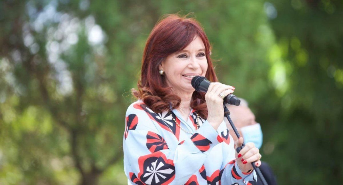 Cristina Kirchner en el acto por el día de la Memoria