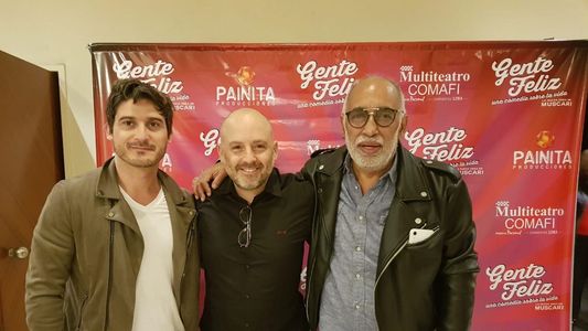 Oscar González Oro disfrutó de Gente Feliz junto a su nuevo novio