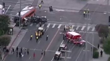 Dramático: el video de la última transmisión del helicóptero antes de estrellarse en Los Ángeles