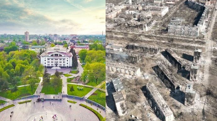 A dos meses del inicio de la guerra de Rusia: las postales más devastadoras de Ucrania
