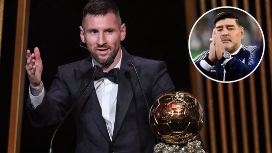 Balón de Oro 2023: Lionel Messi recordó a Maradona en el día de su cumpleaños
