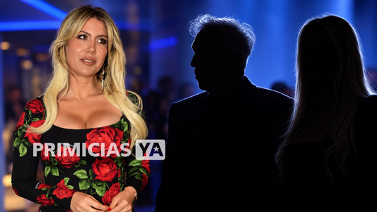 El romance que se confirmó en la presentación de la película de Wanda Nara: llevó a su novia 18 años menor y causó sorpresa