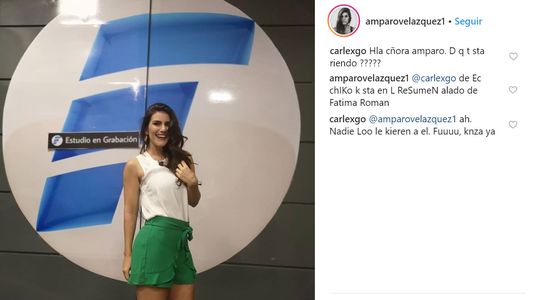 Amparo Velázquez y Carlos Gómez se burlan de la gente que los sigue