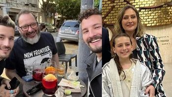 la emotiva foto del encuentro de mau y ricky con elena, la hija de gerardo rozin y carmela barbaro