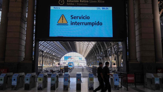 Paro de trenes: cuáles son las líneas afectadas y a qué hora se levanta