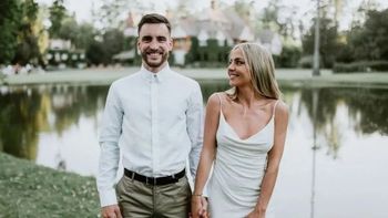 Las fotos del casamiento de Nicolás Tagliafico y Carolina Calvagni y una llamativa ausencia