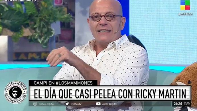Campi contó cuando casi termina a las piñas con Ricky Martin