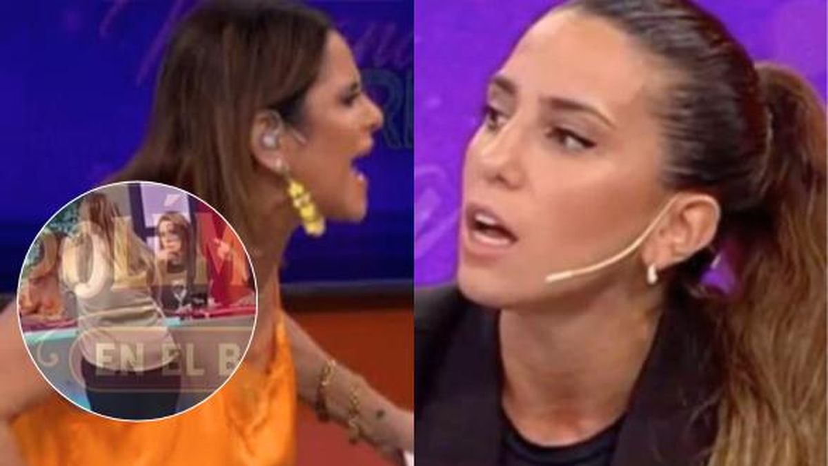 Se filtró el video de la violenta discusión entre Cinthia Fernández y María Fernanda Callejón fuera del aire
