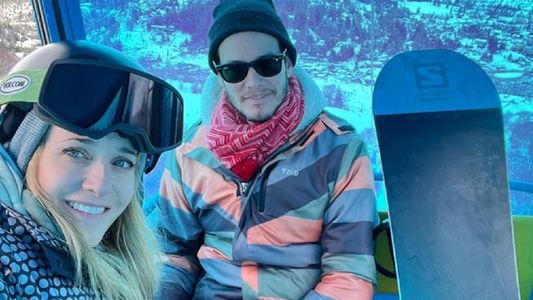 Julieta Prandi y Emanuel Ortega, enamorados con sus hijos en Bariloche