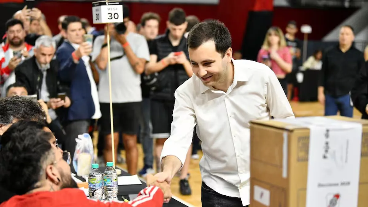 Stefano Di Carlo es el nuevo presidente de River y asumirá sus funciones el lunes.