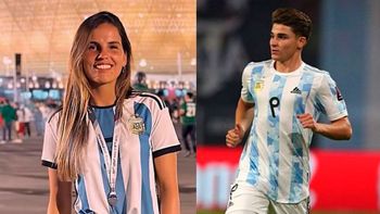 la novia de julian alvarez avergonzo al jugador con una mala actitud ante unos fans
