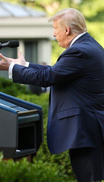 Trump promete desplegar al ejército en caso de que sigan las protestas en las calles