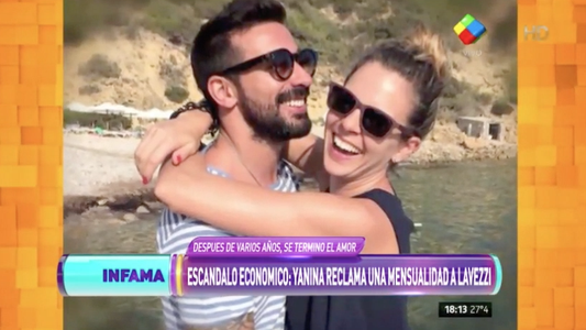 Yanina Screpante la reclamaría ahora a Lavezzi una mensualidad