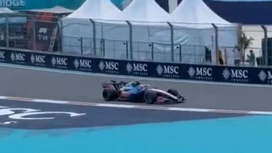 Franco Colapinto tuvo una gran práctica en Miami: en qué puesto terminó