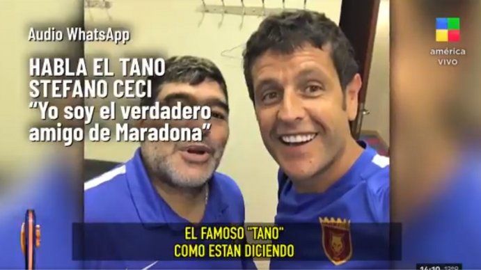 La palabra del Tano, apuntado de filtrar el video de Diego Maradona bailando cumbia