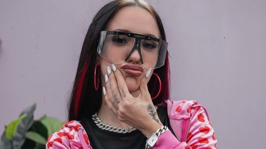 La Joaqui reapareció en las redes con nuevo look y guiño a L-Gante