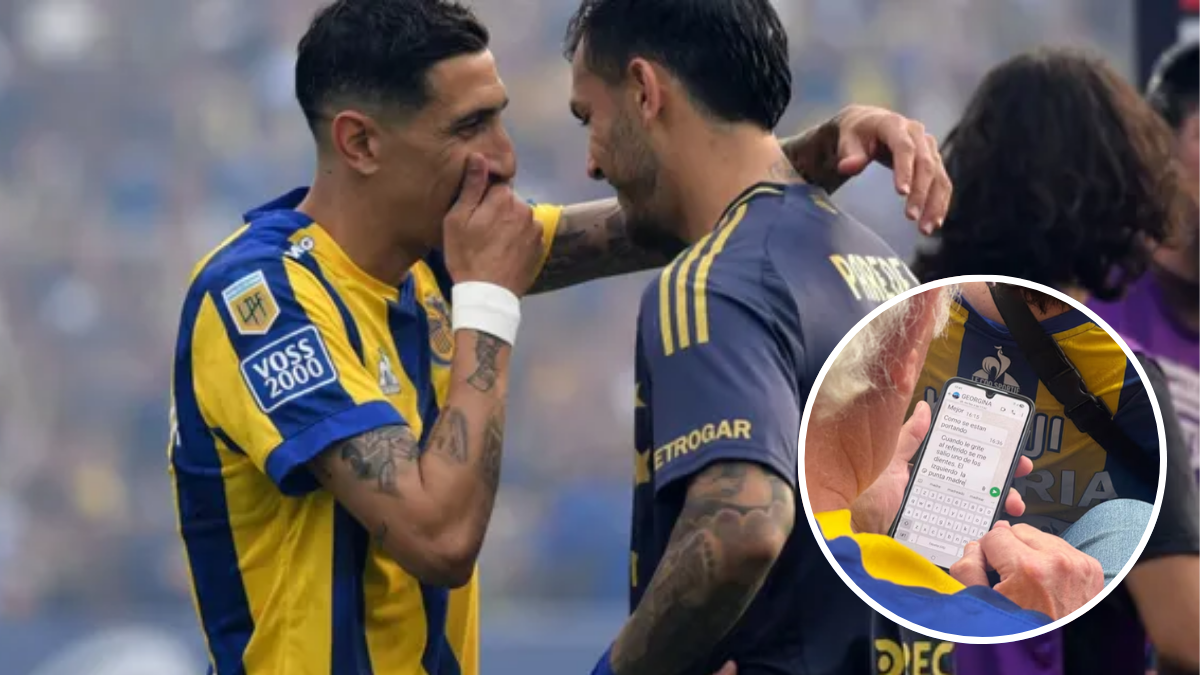 Espió el celular de un hincha de Rosario Central y leyó un mensaje realmente insólito: Se me...