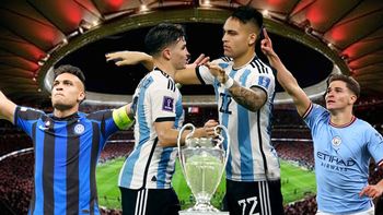 El récord histórico que alcanzará Lautaro Martínez o Julián Álvarez en la final de la Champions League