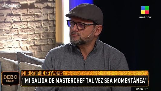 Christophe Krywonis habló de su salida de Telefe y explicó los motivos