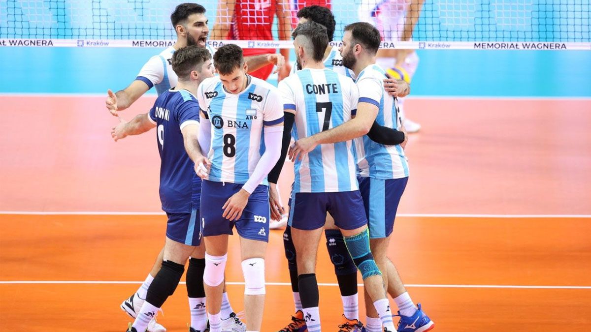Argentina clasificó a los cuartos de final del Mundial de Vóley.&nbsp;