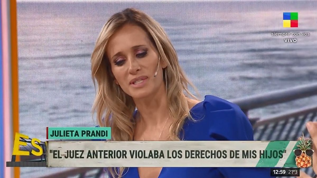 Julieta Prandi confirm&oacute; la que la nueva jueza de la causa que mantiene con su ex marido, Claudio Contardi, dict&oacute; una perimetral por 60 d&iacute;as para el padre de sus hijos.