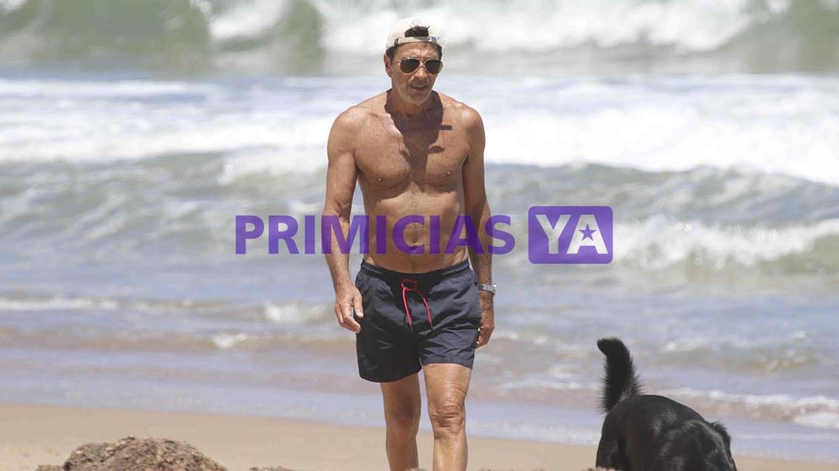 Nicolás Repetto, caminata en la playa a los 64 después de la tristeza por el robo