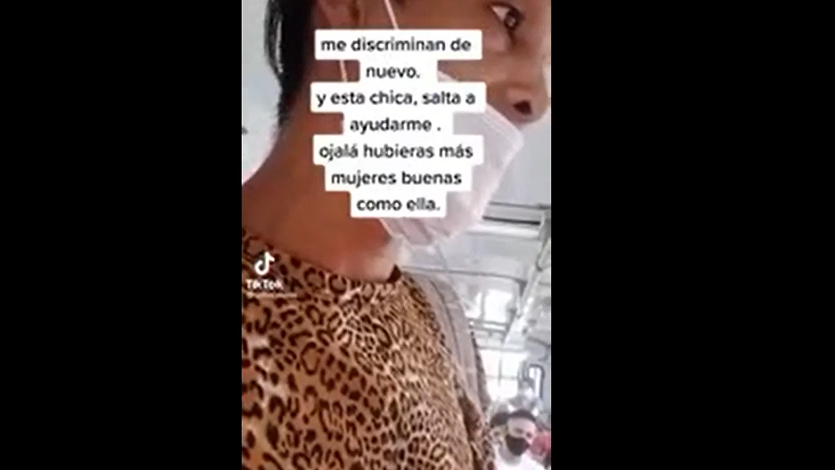 La Justicia de Córdoba condenó a una chofer de trolebús por maltrato y discriminación contra una mujer trans. (Foto: captura de Tik Tok)