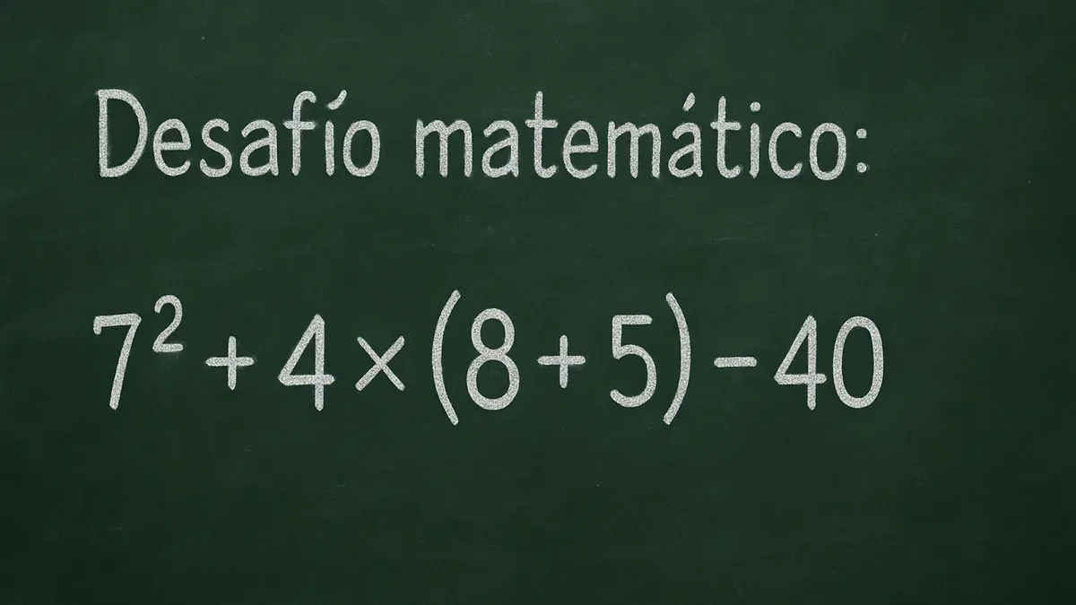 La regla esencial para resolver este desafío matemático es conocido como PEMDAS (por sus siglas en inglés) o jerarquía de operaciones.