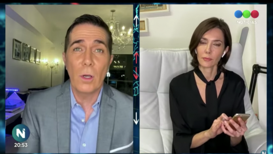 Cristina Pérez y Rodolfo Barili recibieron los resultados de su test de coronavirus en vivo