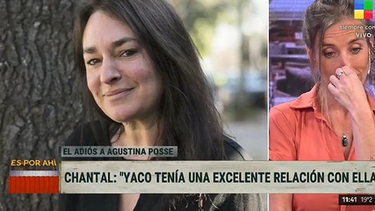 El llanto de Chantal Abad por la muerte de Agustina Posse: Es un momento muy difícil