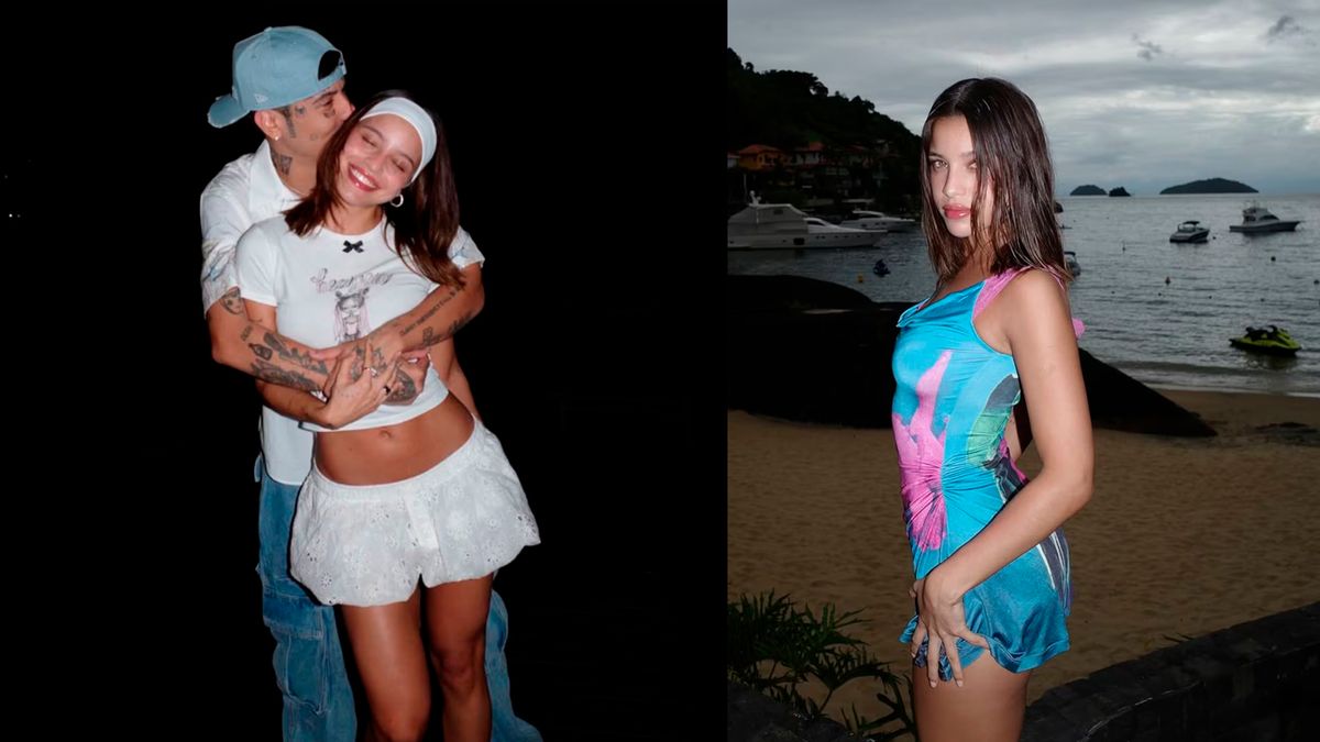 Las fotos de Emilia y Duki en Brasil: enamorados y felices en la playa tras los rumores de crisis