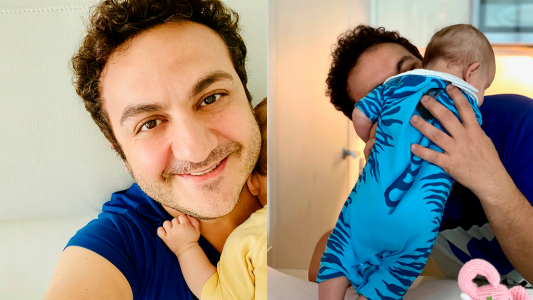 Diego Topa presentó a su hija, Mitai: Soñé con ser papá
