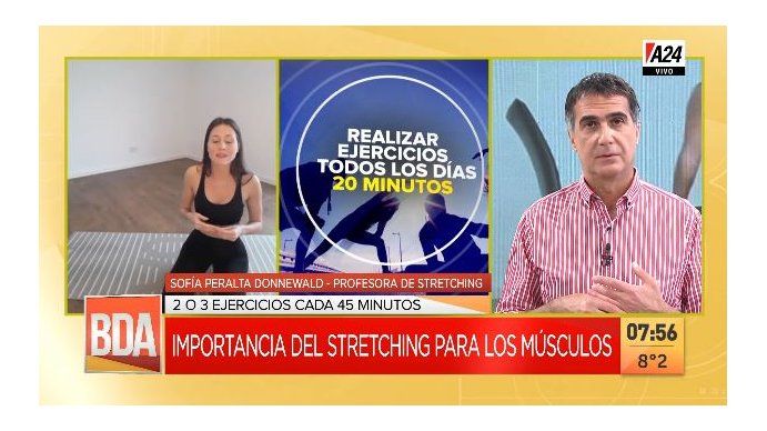Stretching para combatir los males posturales del Home Office