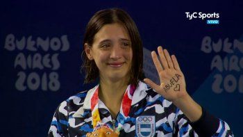 La emoción de Delfina Pignatiello: Esta carrera es para mi abuela, que falleció la semana pasada